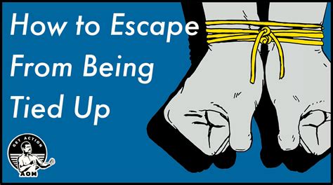 bondage escape|How to Escape From Being Tied Up